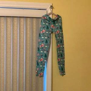 Fleece Christmas Leggings gently worn
